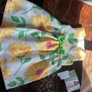 Girls Floral Bow Dress